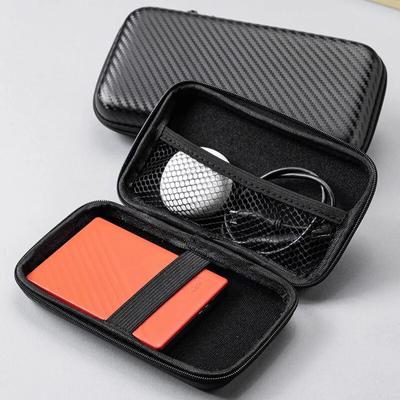 Data Cable Storage Bag Earphone Mobile Phone Charger U Disk Case Folding Portable Mini Zipper Pouch EVA Electronics Storage Bags