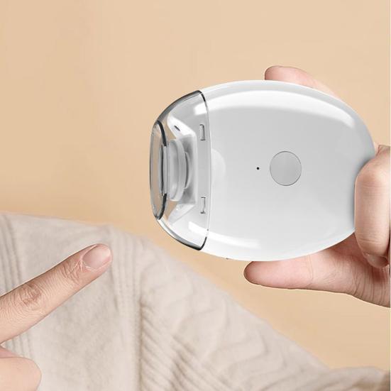 Electric Nail Clipper Kids Adults Seniors Automatic Nail Trimmer with LED Light 3 Speed Baby Manicure Grinding File Fingernail Cutter Polisher