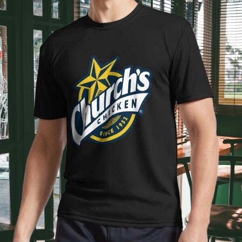 Church s chicken restaurant Active T-Shirt Logo T-Shirt Funny Size S to 5XL L