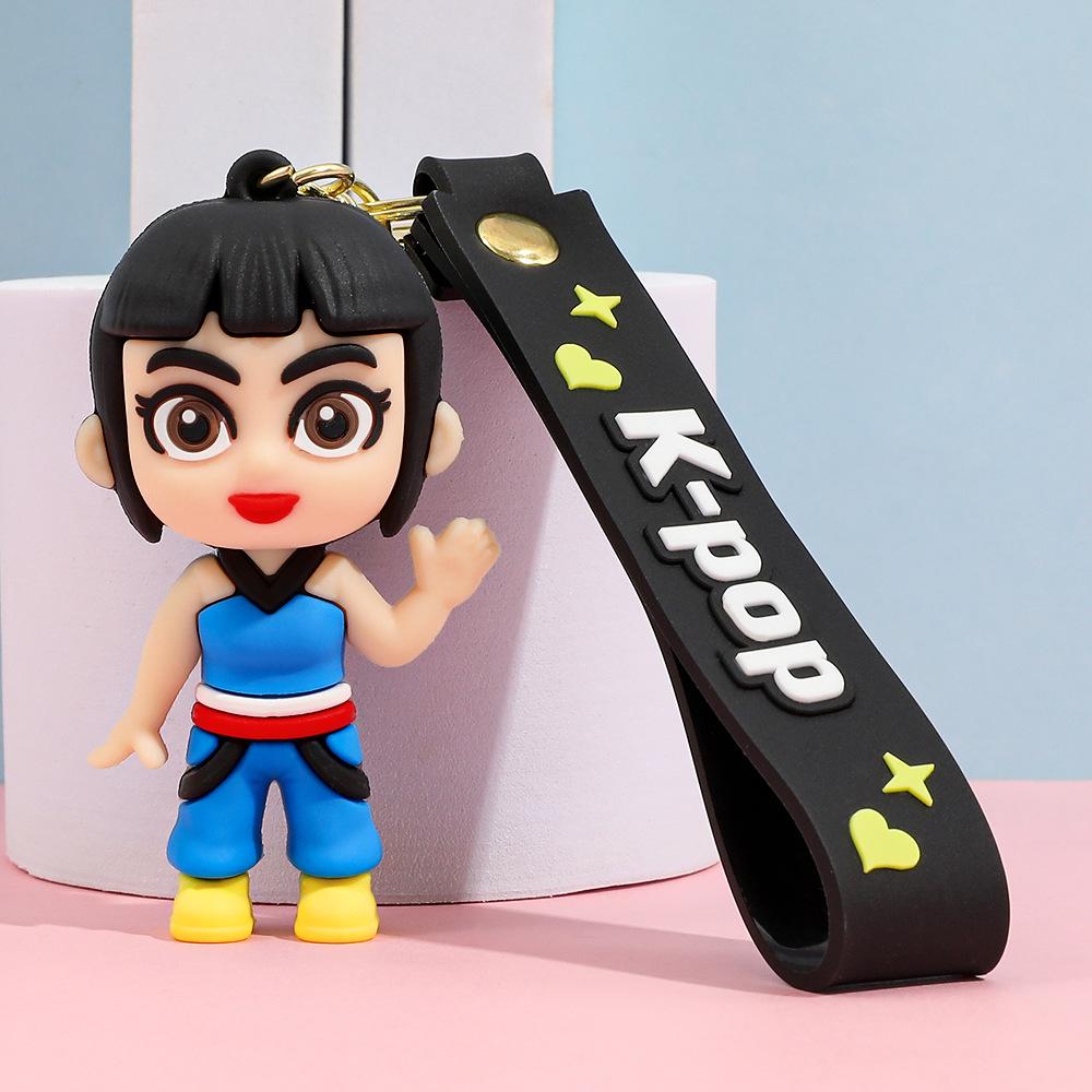 Keychain Anime Devil Hunter Pvc Schoolbag Pendant Keychain