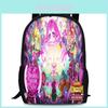 Cookierun Kingdom School Backpack Oxford Fabric Curved Straps For Kids Teens Unisex Education Essentials