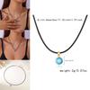 Fashion Eye Pendant Necklace With Alloy Chain For Women