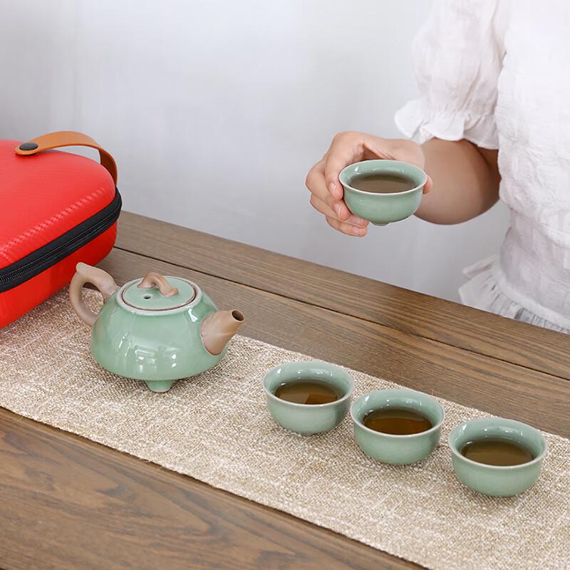 Bafang Li Ge Kiln Ceramic 5-Piece Tea Set