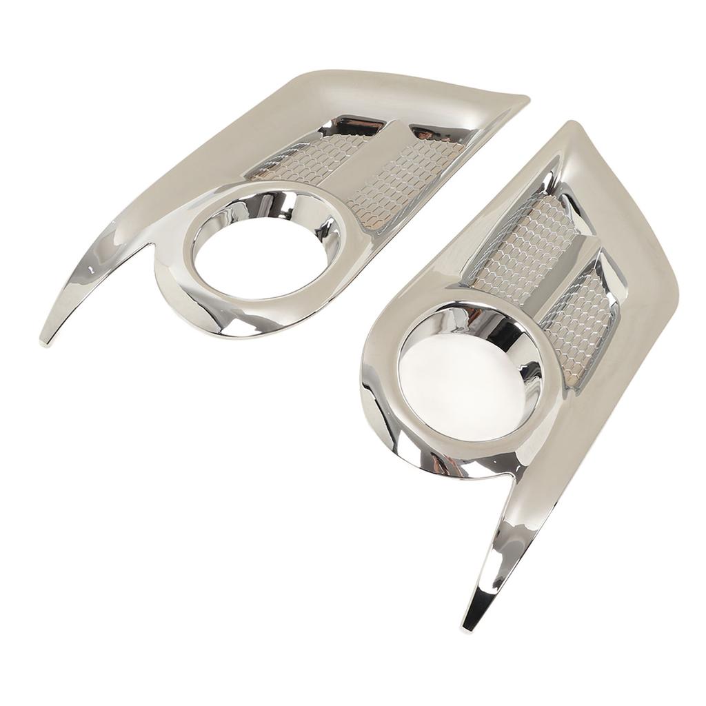 2PCS Front Fog Light Frame Sticker Exterior Decoration Replacement for Hilux Vigo Champ 2012