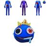 Roblox Rainbow Friends Jumpsuit Kostüm für Kinder Perfekt für Cosplay und Halloween-Partys