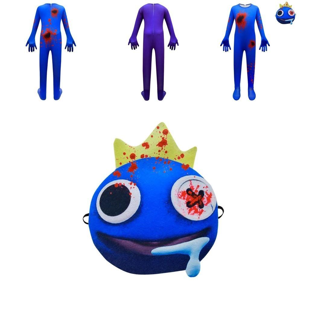 Roblox Rainbow Friends Jumpsuit Kostüm für Kinder Perfekt für Cosplay und Halloween-Partys