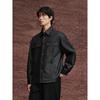 GXG Men's Faux Suede Printed Jacket