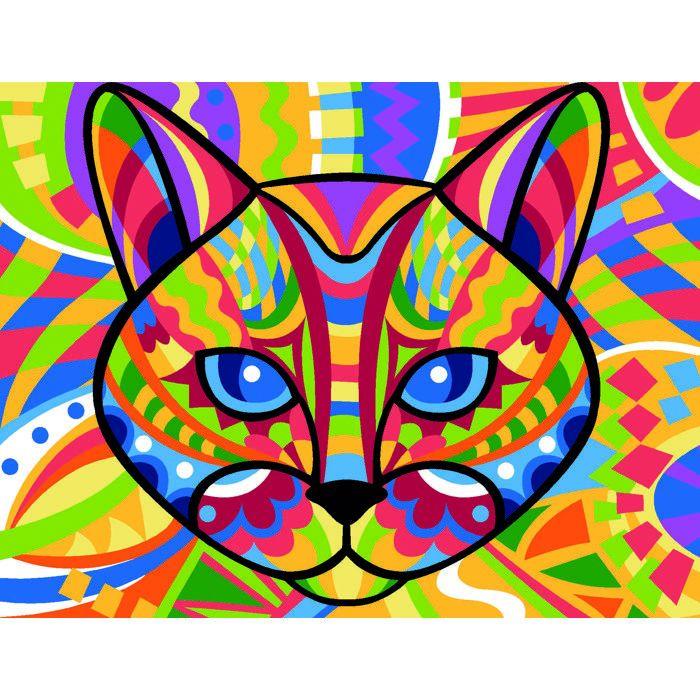 Canevas Margot Chat 50x65 cm