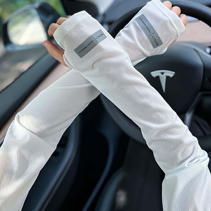 

UPF50+ Cooling Arm Sleeves Loose Fit Sun Protection UV Cover for Men Women Driving Cycling Sports Accessories Cycling Uv Sleeve