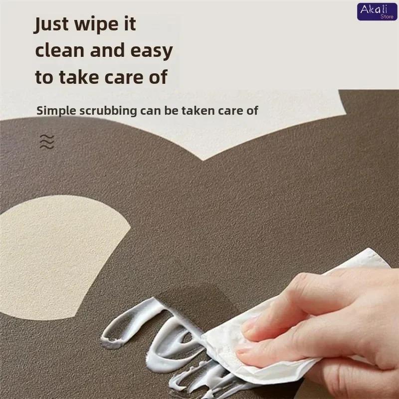 Creative Cartoon Cat Diatom Mat Soft Bathroom Mat Quick-drying Non-slip Super Absorbent Shower Floor Carpet Home Decoration