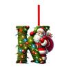 26 Letter,Christmas,Ornaments,Acrylic,1