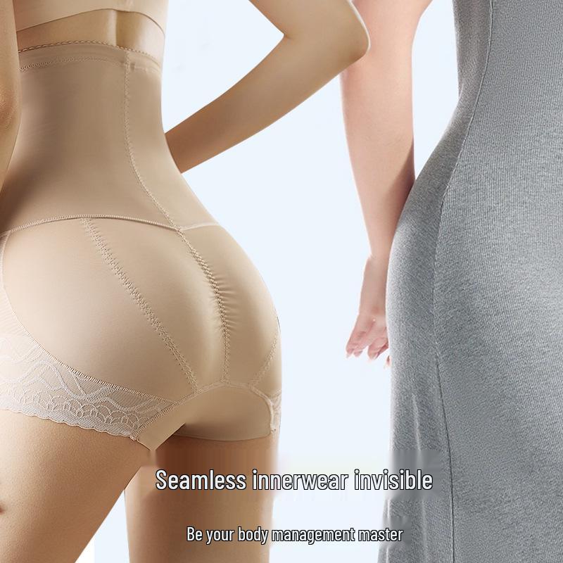 Women's High-Waisted Shaping Panties: Lace Tummy Control, Butt Lifting, Breathable, Waist & Hip Enhancing