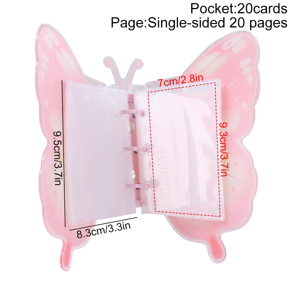 Picture Display Binder Cards Protector Acrylic Loose-leaf Photo Album Gift