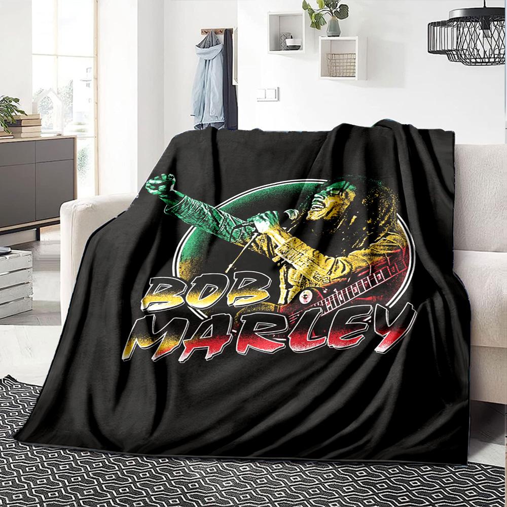 Bob Marley Blanket Durable Comfort Great for Bed Chair Couch for All Occasions Modern Style Gift for Travel Home Birthdays