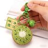 Handmade Crochet Fruit Keychain: Decorative Bag Accessory & Souvenir Gift