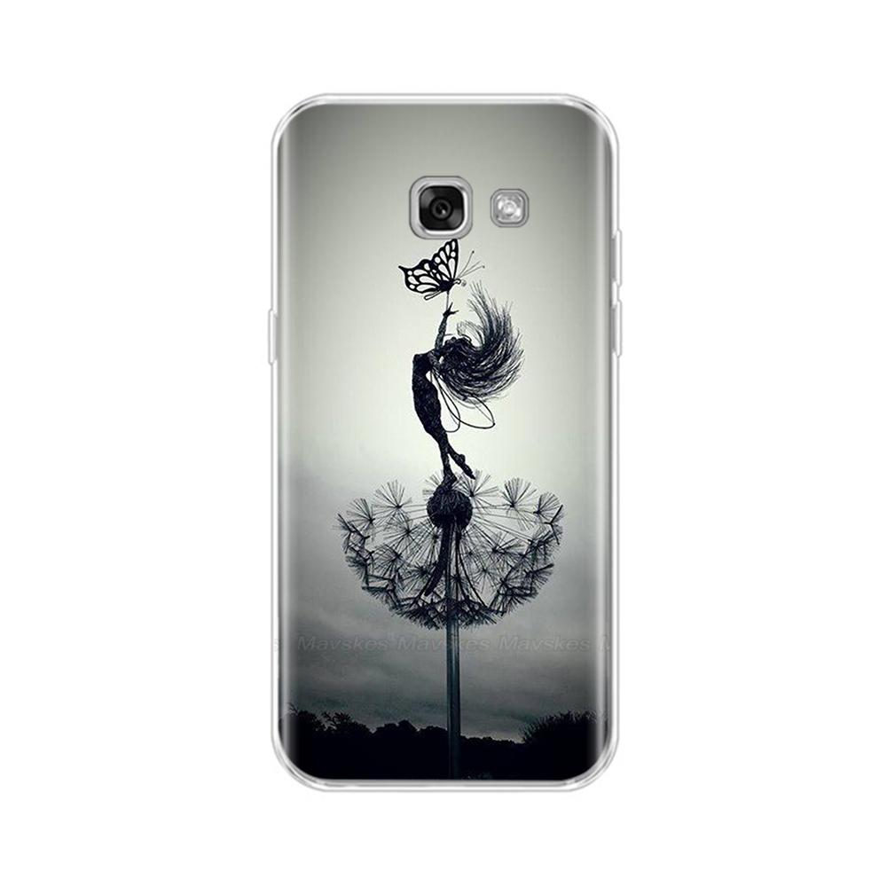For Samsung Galaxy A3 2017 Case A320F SM-A320F/ds Soft TPU Funda Cute Back Cover for Samsung A3 2017 Case A320 A320F Phone Cases