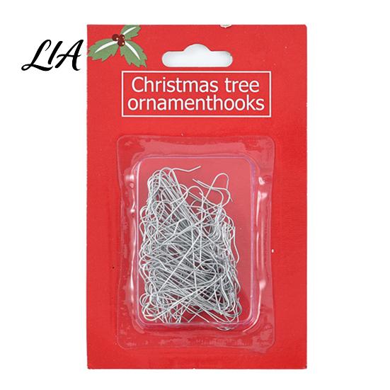 Metal S-shaped Hangers 100 Pcs Christmas Ornament Hooks, S-Shaped Hangers, Festive Tree Hooks for Baubles Balls, Lanterns, Decoration Lightweight