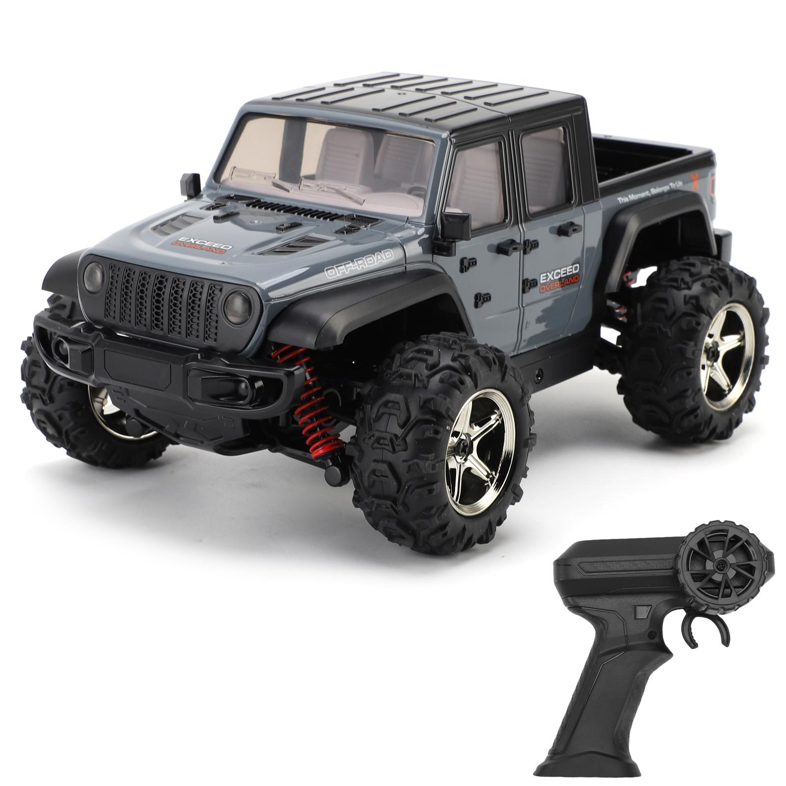 

Remote Control Car, 2.4GHz 4WD High Speed 35KPH Crawler Toy, 1:20 Scale Electric Off Road Vehicle with LED Headlights 1xBattery