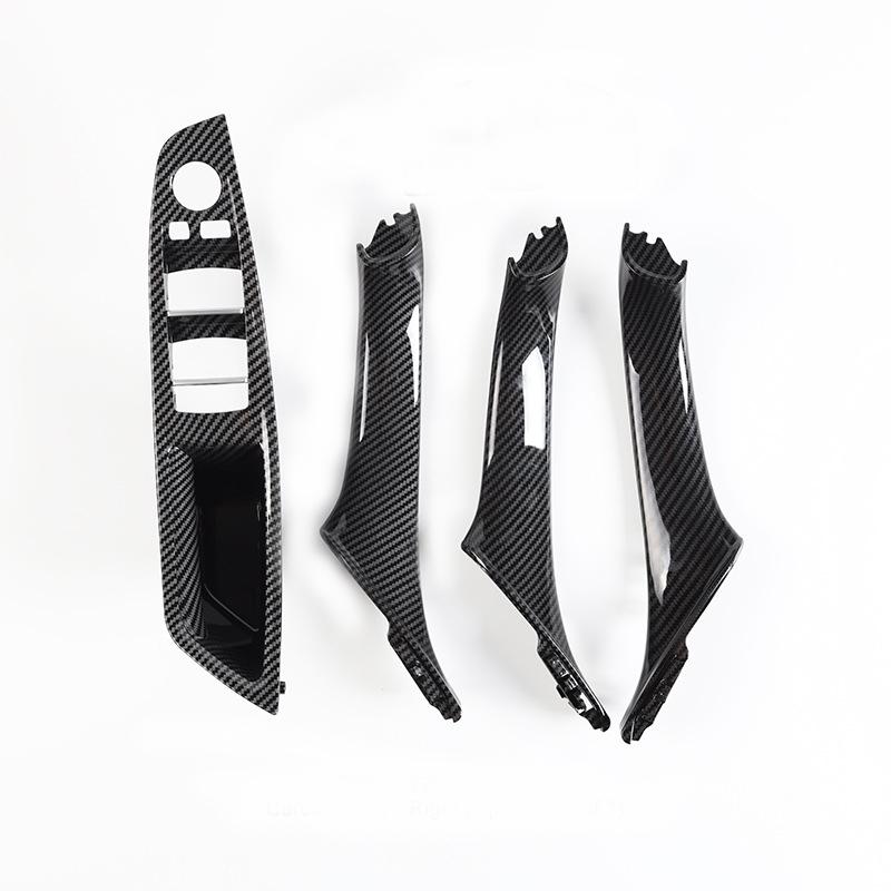Poignée intérieure de porte intérieure pour F10 F11 F18 BMW Série 5 Accoudoir Tirette Garniture de Cache Ensemble de 7 Pièces 51417225875 51417261933 51417225879