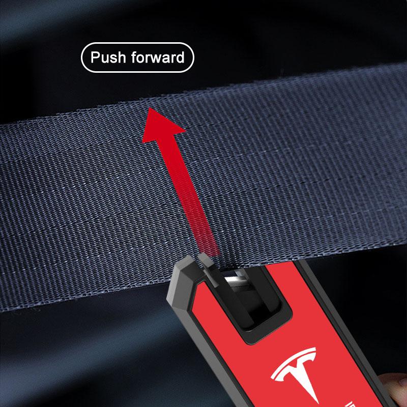 3 In1 Car Safety Hammer Emergency Glass Breaker High Hardness For Tesla Model 3 Model X S 2016-2020 Decals TM3 TMX TMS Decal