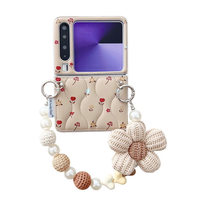 Huawei Purax 3D Floral Foldable Phone Case W/ Lanyard