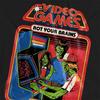 Steven Rhodes Womens/Ladies Video Games Rot Your Brains T-Shirt