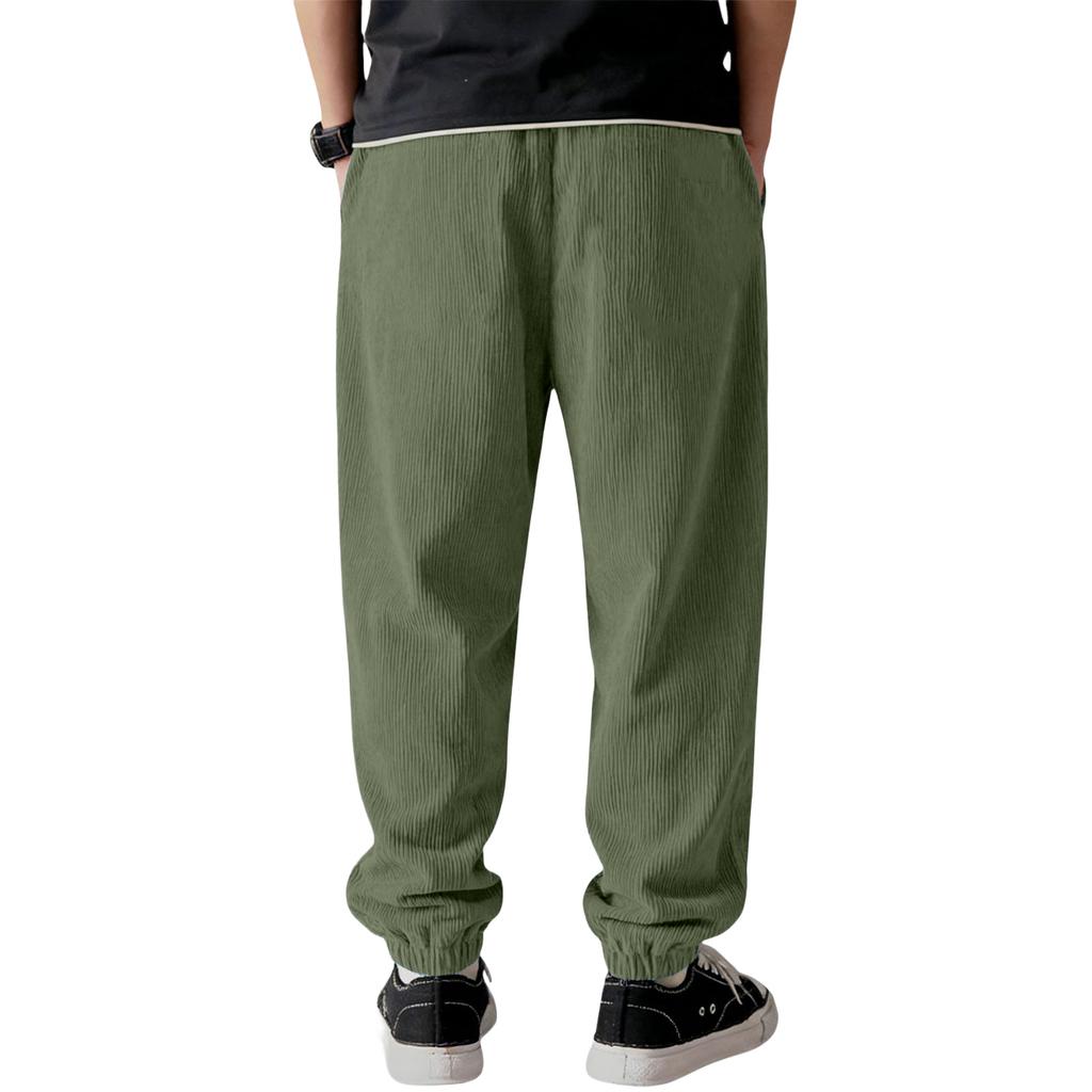 Herren Relaxed Fit Cordhose mit Bündchen