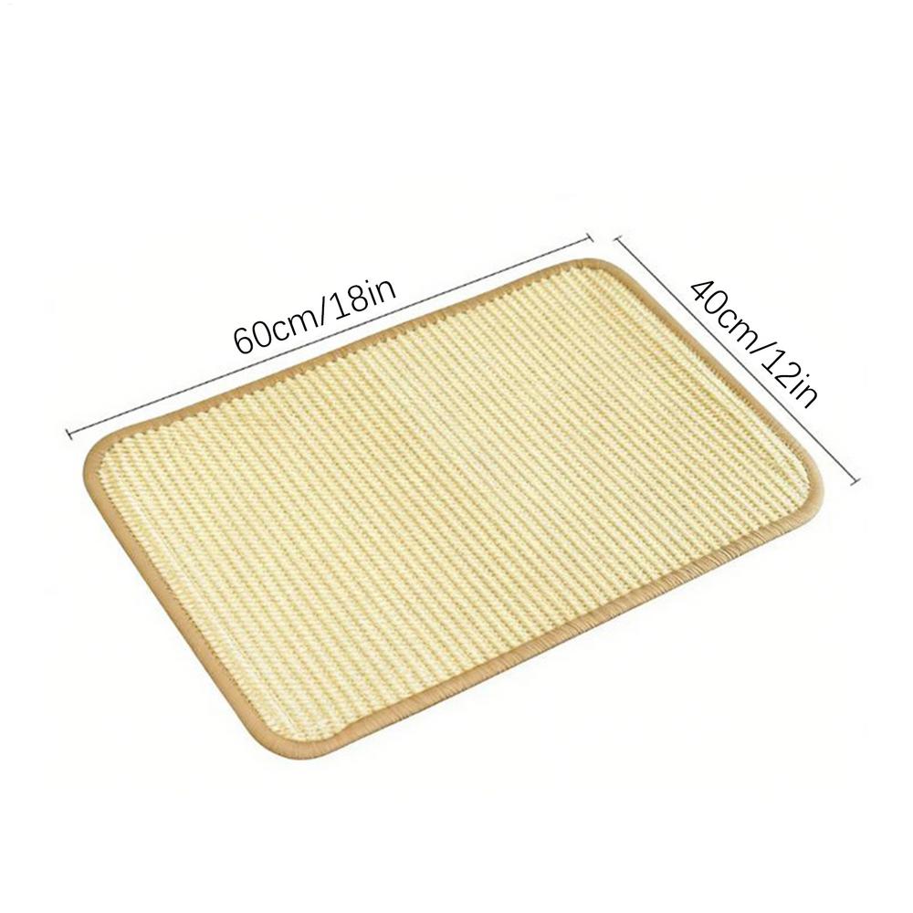 Bunny Scratch Mat Indoor Foraging Scratcher Rug 15.7x23.6 Inches Rabbit Mat for Cage Hutch Floor Home Resting Biting Sleeping