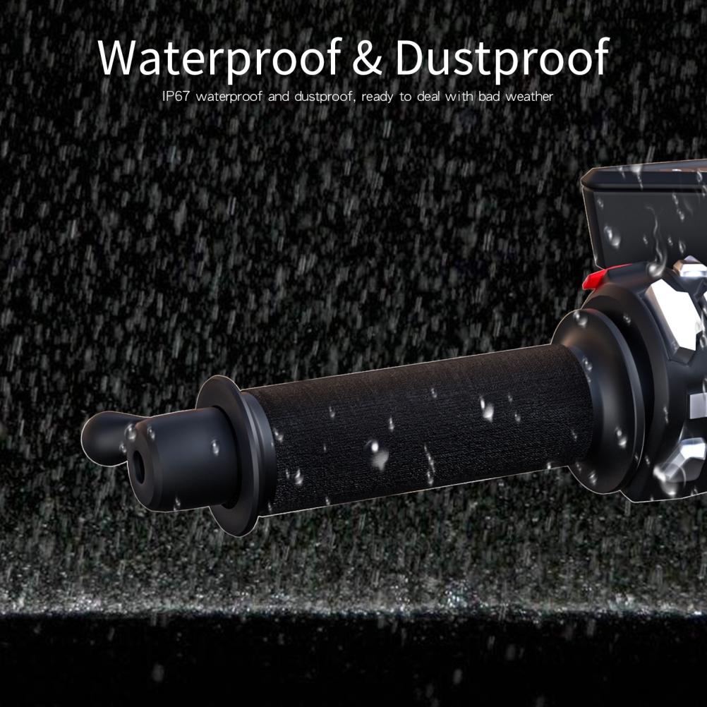12V Motorcycle Electric Heater Grips Waterproof Motorcycle Heated Handlebar Three Speed Adjustable