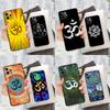Aum Om Yoga Symbol Hindu Fitness Gym Soft Case For iPhone 16 Pro Max 13 12 Mini XS Max X XR 11 15 Pro Max 14 Plus Back Cover