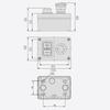 Electromagnetic Safety Push Button Switches Electric Tool Emergency Switches ABS 250V 16A for Power Tool & Machinery