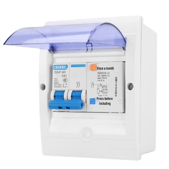 2P Residual Current Circuit Breaker Switch Set - DZ47LE RCD Main Switch