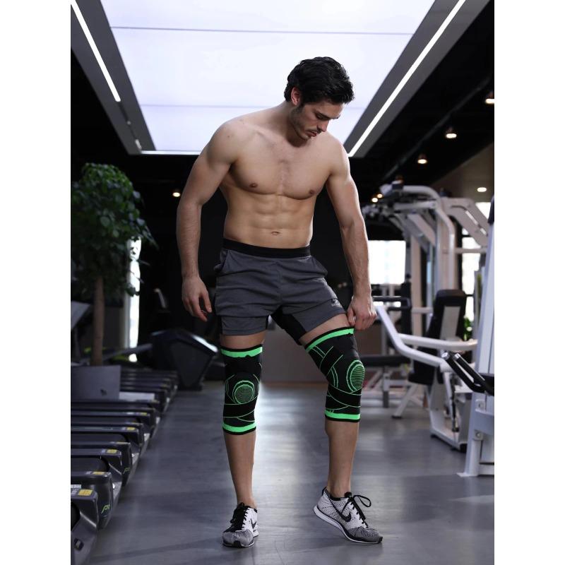 1 ks Unisex sportovní chrániče kolen Kompresní úleva kloubů Artritida Běh Fitness Elastická bandáž Chrániče kolen Basketbal Volejbal