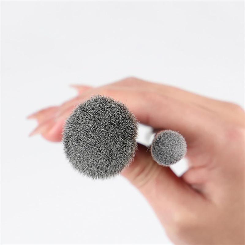 3 Stück Foundation Concealer Pinsel für flüssiges Make-up Nahtlose Schräge Creme Foundation und Unteraugen Concealer Kosmetikpinsel Set