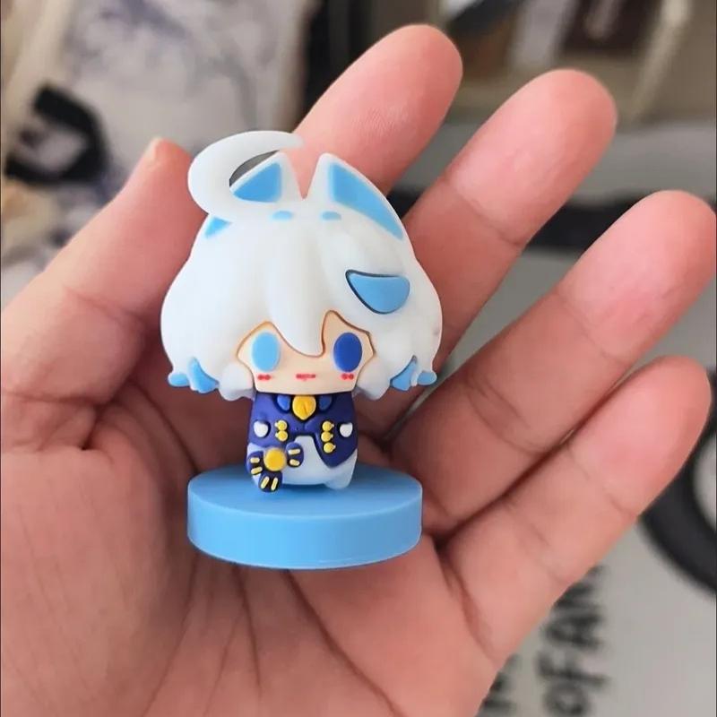 Genshin Impact Chibi Hydro Archon Furina Figure Desktop Ornament Pc Case Decor Cute Mini Model Wholesale Collectible Toys Gift