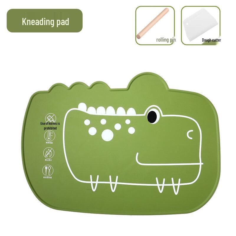 ZISIZ Thickened Silicone Kneading Mat Set