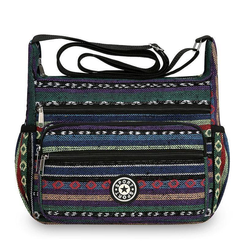 Canvas Tote Bag For Women With Large Capacity And Zipper Closure For Daily Use