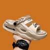 Men's and Women's Summer Platform Non-slip Comfortable Sandals Couple Beach Slippers Breathable Casual Sports Walking Shoes