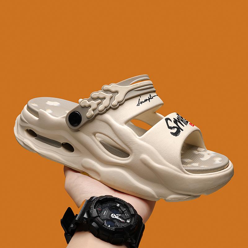 Men's and Women's Summer Platform Non-slip Comfortable Sandals Couple Beach Slippers Breathable Casual Sports Walking Shoes