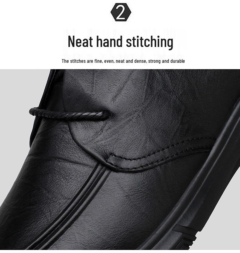 Men's Spring Formal Leather Shoes - Breathable, Genuine Leather, British Style, Versatile for Casual or Work