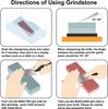 Knife Sharpening Stone Set, 4 Side KitGrit 400/1000/3000/8000 Waterstone, Whetstone Sharpener Set with Non-Slip Bamboo Base, Cut Resistant Gloves,