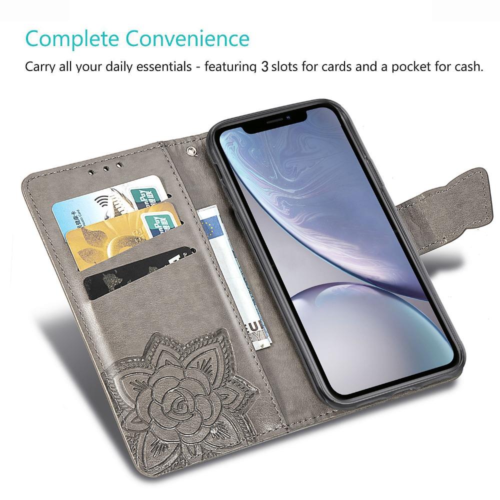 Butterfly Leather Case For Xiaomi RedMi Note 13 12 11 10 9 8 Pro Plus 5G 4G 12S 11S 10S 9S 7 10T 10C 12C 13C Flip Case Cover