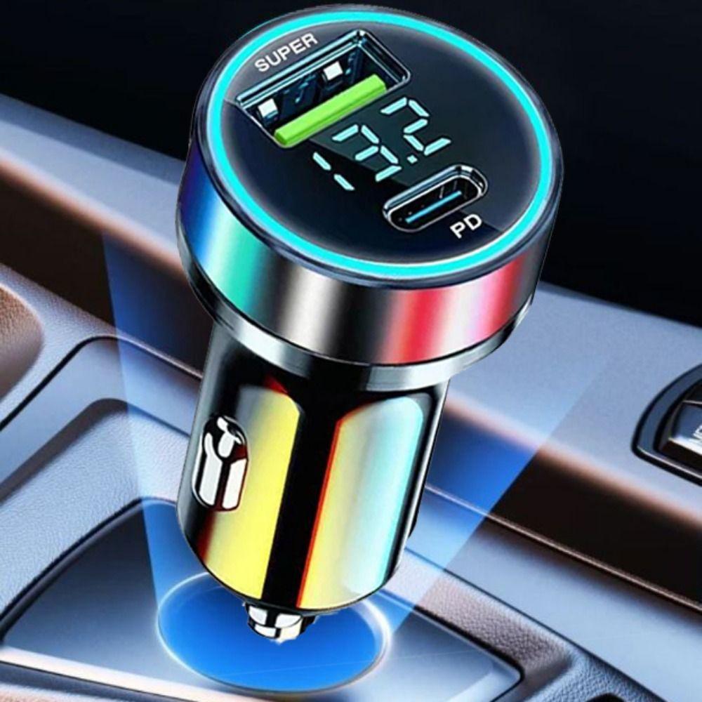 PD 20W Type C Adapter in Car 120W Car Phone Charger   For Mobile Phone Car Charger
