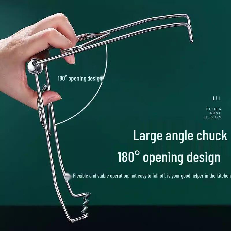 304 Edelstahl Anti-Verbrühungs-Schüssel- und Tellergreifer