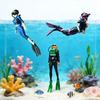 1:64 Scale Resin Diving Miniature Underwater Adventure Model For Home Or Office Decoration Dioramas Layout Model Display