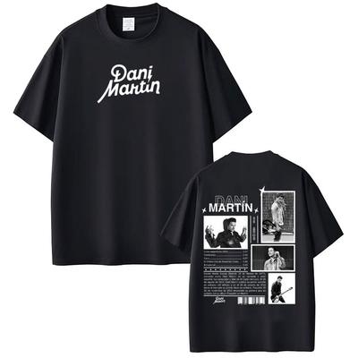 Rapper Dani Martin Album Tour 2026 Print TShirts Men Women Hiphop Tshirts Cotton Fashion Short Sleeves Tshirts Streetwear