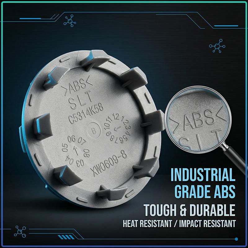 4 Pezzi 58MM Coprimozzi Centrali per Ruote Auto Badge Coprimozzo Cerchione Emblema Styling Per Kia Sauer CUB CEED Cerato Forte K8 K900 Optima Picanto RIO VG Ray EV