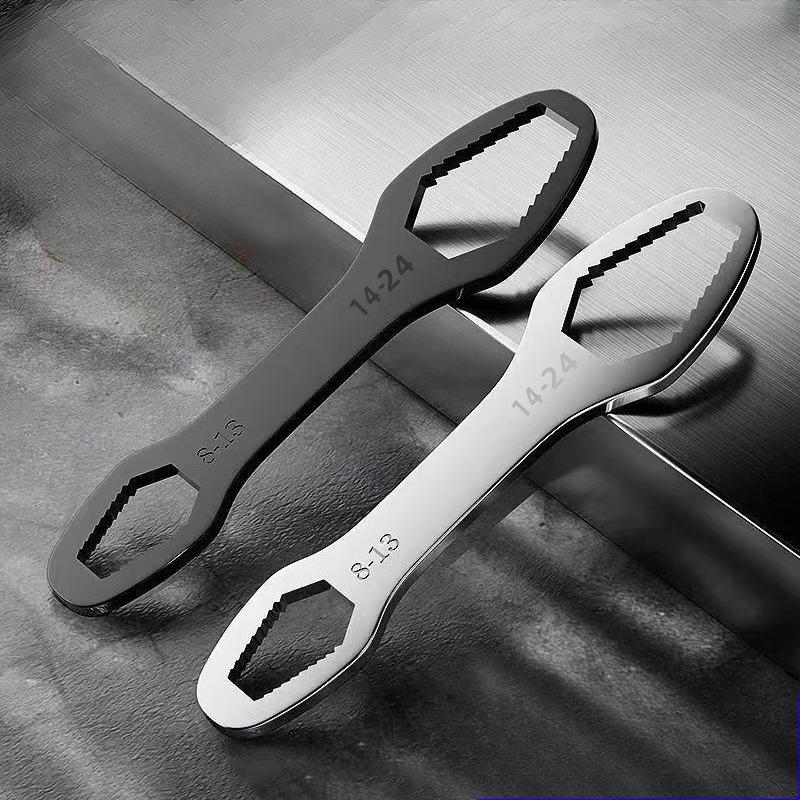 Plum Blossom Wrench, Double-head Universal Screwdriver, Universal 8-24mm Extension Rod, High-strength Multi-functional Wrench