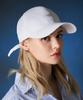 Bajal Solid Label Oversized Ball Cap White