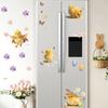 Easter Cartoon Chick Butterfly Flower Wall Sticker Kids Room Holiday Wall Decoration Self-Adhesive